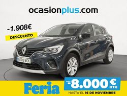 Azul Usado 2022 Renault Captur Intens SUV | 15.490 € (Precio justo)