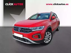 Rojo Usado 2025 VW T-Roc SUV | 24.850 € (Precio justo)