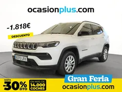 Blanco Usado 2021 Jeep Compass Longitude SUV | 20.000 € (Precio justo)