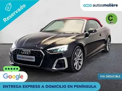 Negro Usado 2021 Audi A5 Cabriolet S-line plus Descapotable | 34.354 € (Precio justo)