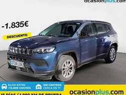 Blanco Usado 2021 Jeep Compass Longitude SUV | 18.355 € (Precio justo)