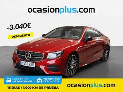 Rojo Usado 2019 Mercedes E220 Coupe | 33.450 € (Precio justo)