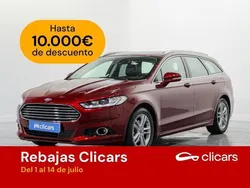 Rojo Usado 2018 Ford Mondeo Titanium Familiar | 20.490 € (Precio justo)