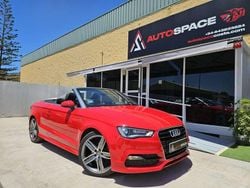 Rojo Usado 2015 Audi A3 Cabriolet S-Line Descapotable | 21.999 € (Precio justo)