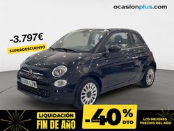 Negro Usado 2022 Fiat 500 Dolcevita Descapotable | 11.100 € (Precio justo)