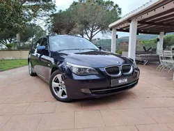 Azul Usado 2008 BMW 525 Berlina | 9990 € (Precio justo)