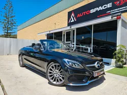 Negro Usado 2018 Mercedes C220 Descapotable | 31.999 € (Precio justo)