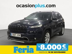 Azul Usado 2016 Jeep Cherokee Limited SUV | 18.250 € (Precio justo)