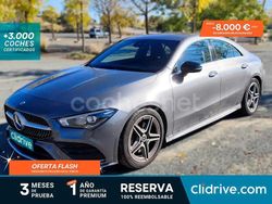 Gris / plata Usado 2020 Mercedes CLA220 Berlina | 32.990 € (Un poco caro)
