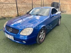 Azul Usado 2001 Mercedes SLK230 Descapotable | 4500 € (Buen precio)