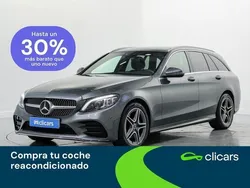 Gris Usado 2020 Mercedes C220 Familiar | 31.990 € (Precio justo)