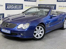 Azul Usado 2004 Mercedes SL350 Descapotable | 19.490 € (Precio justo)