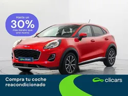 Rojo Usado 2021 Ford Puma Titanium SUV | 15.290 € (Precio justo)