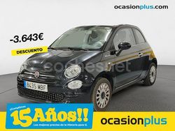 Negro Usado 2022 Fiat 500C Dolcevita Descapotable | 10.990 € (Precio justo)