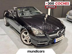 Negro Usado 2015 Mercedes SLK200 Descapotable | 23.990 € (Precio justo)