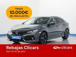 Gris Usado 2017 Honda Civic Elegance Berlina | 17.690 € (Precio justo)