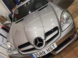 Gris / plata Usado 2008 Mercedes SLK200 Descapotable | 13.400 € (Precio justo)