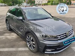 Gris / plata Usado 2021 VW Tiguan R-line SUV | 24.900 € (Precio justo)