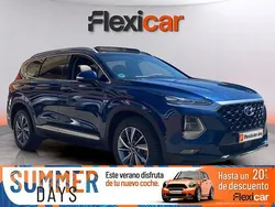 Azul Usado 2019 Hyundai Santa Fe SUV | 27.990 € (Precio justo)