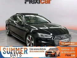 Negro Usado 2018 Audi A5 Sportback S-Line Berlina | 28.490 € (Buen precio)