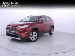 Rojo Usado 2021 Toyota RAV4 Hybrid Advance SUV | 26.450 € (Precio justo)