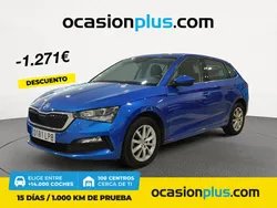 Azul Usado 2021 Skoda Scala Ambition Utilitario | 13.990 € (Precio justo)