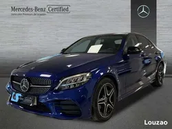 Azul Usado 2020 Mercedes C200 AMG line Berlina | 31.400 € (Un poco caro)
