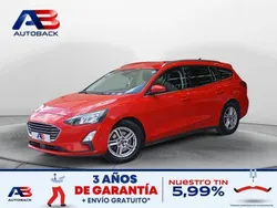 Rojo Usado 2020 Ford Focus Trend+ Familiar | 12.900 € (Precio justo)