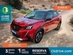 Rojo Usado 2021 Peugeot 2008 GT SUV | 17.790 € (Precio justo)