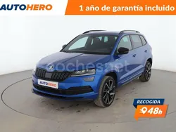 Azul Usado 2021 Skoda Karoq SportLine SUV | 23.999 € (Precio justo)