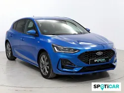 Azul Usado 2023 Ford Focus ST-Line Berlina | 19.500 € (Precio justo)