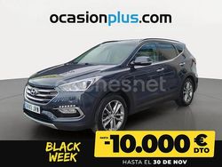 Azul Usado 2016 Hyundai Santa Fe Style SUV | 21.590 € (Precio justo)