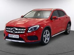 Rojo Usado 2019 Mercedes 180 AMG line Berlina | 26.170 €