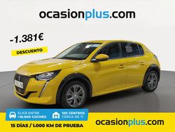 Amarillo Usado 2021 Peugeot e-208 Allure Utilitario | 15.200 € (Buen precio)