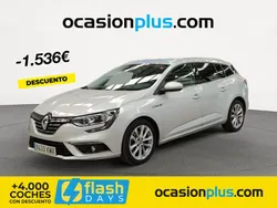 Gris Usado 2018 Renault Mégane GrandTour Zen Familiar | 16.900 € (Precio justo)