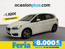 Blanco Usado 2018 BMW 218 Active Tourer Monovolumen | 21.130 € (Precio justo)