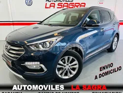 Azul Usado 2018 Hyundai Santa Fe SUV | 22.900 € (Precio justo)