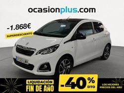 Blanco Usado 2021 Peugeot 108 Allure Utilitario | 9990 € (Precio justo)