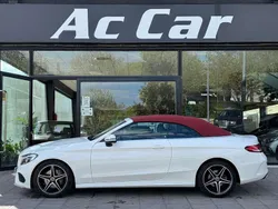 Blanco Usado 2017 Mercedes C200 Descapotable | 29.900 € (Precio justo)