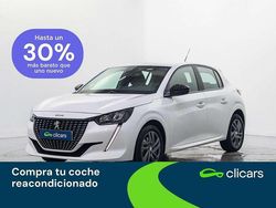 Blanco Usado 2021 Peugeot 208 Active Utilitario | 11.190 € (Super precio)