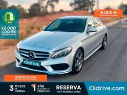 Gris Usado 2015 Mercedes C220 Elegance Berlina | 20.190 € (Precio justo)