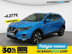 Azul Usado 2019 Nissan Qashqai Tekna SUV | 17.790 € (Precio justo)