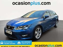 Azul Usado 2014 Seat Leon ST FR Familiar | 12.790 € (Precio justo)