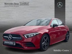 Rojo jupiter Usado 2019 Mercedes A200 AMG line Berlina | 25.900 € (Precio justo)