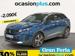 Azul Usado 2021 Peugeot 3008 Style Monovolumen | 20.909 € (Precio justo)