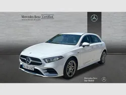Blanco Usado 2021 Mercedes A250 AMG line Berlina | 27.490 € (Buen precio)