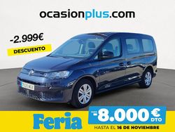 Azul Usado 2023 VW Caddy Maxi Monovolumen | 27.490 € (Un poco caro)