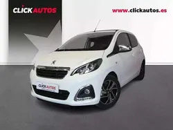 Blanco Usado 2021 Peugeot 108 Allure Utilitario | 9100 € (Precio justo)