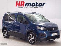 Azul Usado 2021 Peugeot Rifter GT Monovolumen | 23.990 €