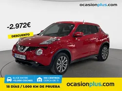 Rojo Usado 2017 Nissan Juke N-Connecta SUV | 14.099 € (Precio justo)
